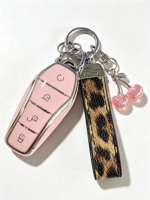 Suitable For BYD Song/Plus ATTO Dedicated Key Shell With Rhinestone Key Strap, Car Key Remote Control Protective Case, Suitable For BYD Song/Plus ATTO 3 Dolphin Tang Electric Car Qin Yuan Pro E9 Keyle