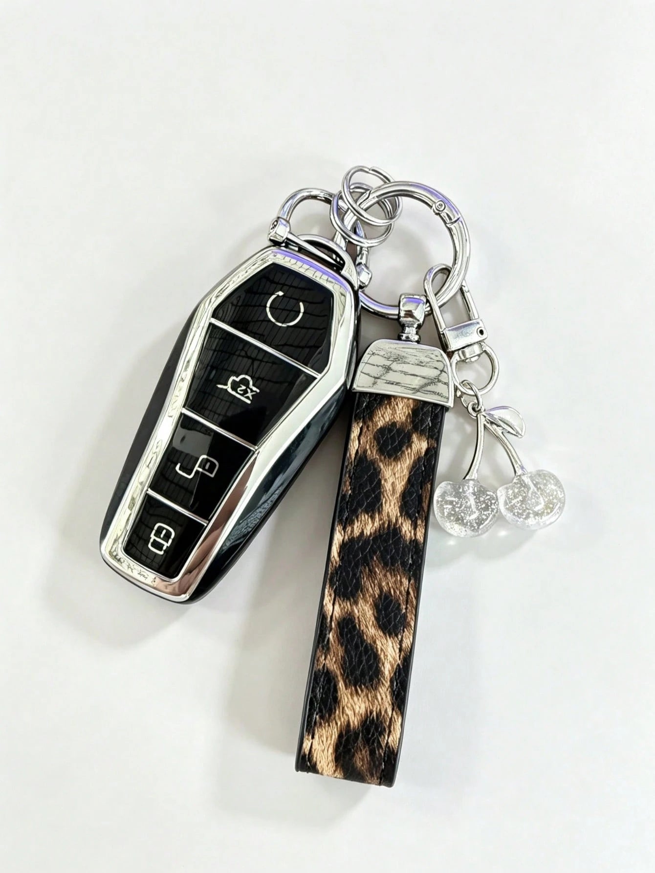 Suitable For BYD Song/Plus ATTO Dedicated Key Shell With Rhinestone Key Strap, Car Key Remote Control Protective Case, Suitable For BYD Song/Plus ATTO 3 Dolphin Tang Electric Car Qin Yuan Pro E9 Keyle