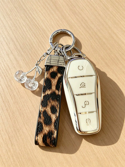 Suitable For BYD Song/Plus ATTO Dedicated Key Shell With Rhinestone Key Strap, Car Key Remote Control Protective Case, Suitable For BYD Song/Plus ATTO 3 Dolphin Tang Electric Car Qin Yuan Pro E9 Keyle