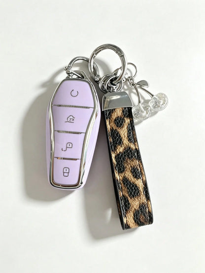 Suitable For BYD Song/Plus ATTO Dedicated Key Shell With Rhinestone Key Strap, Car Key Remote Control Protective Case, Suitable For BYD Song/Plus ATTO 3 Dolphin Tang Electric Car Qin Yuan Pro E9 Keyle