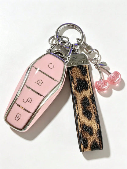 Suitable For BYD Song/Plus ATTO Dedicated Key Shell With Rhinestone Key Strap, Car Key Remote Control Protective Case, Suitable For BYD Song/Plus ATTO 3 Dolphin Tang Electric Car Qin Yuan Pro E9 Keyle