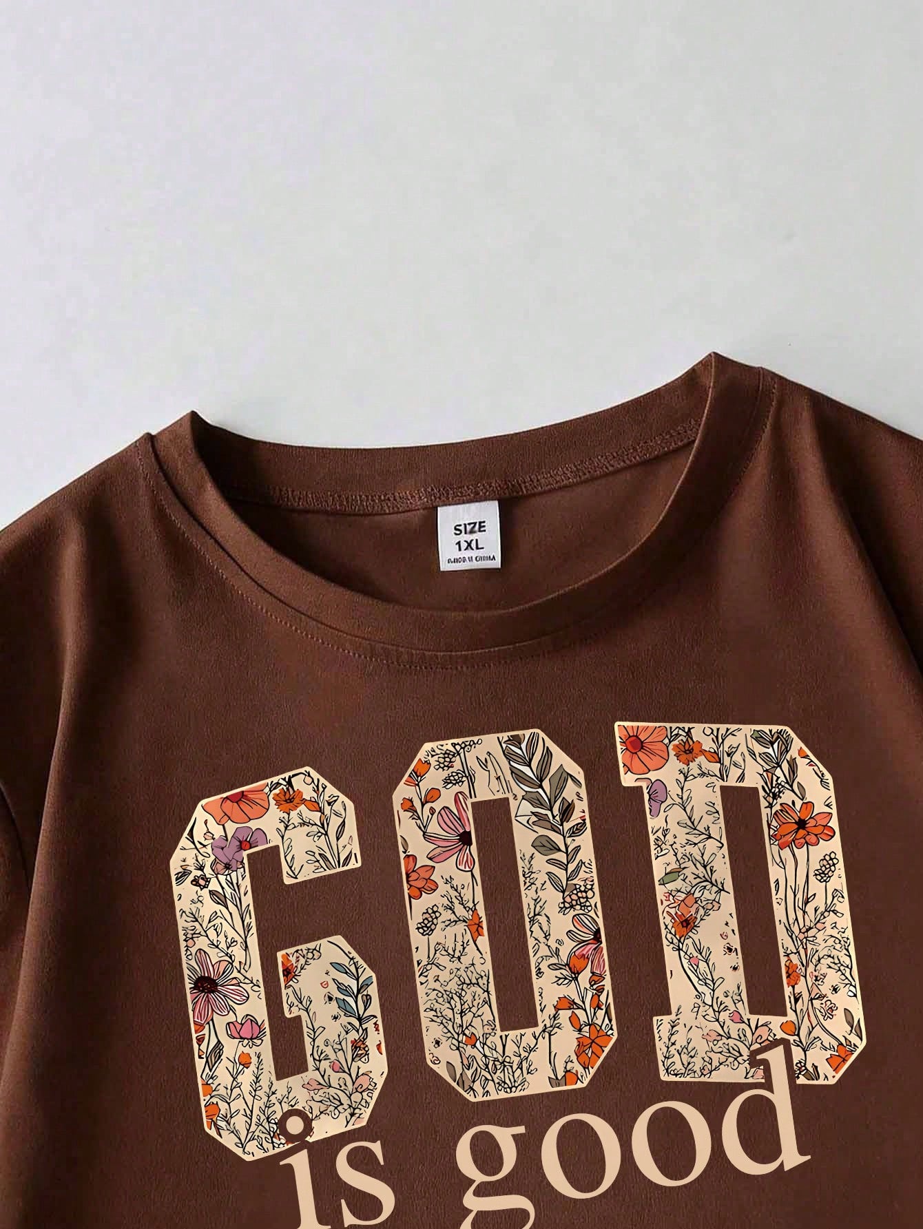 Summer Book Lover Graphic T-Shirt, Graphic T-Shirt, Women's Graphic T-Shirt, Women's Clothing, Back To School Season Brown Casual