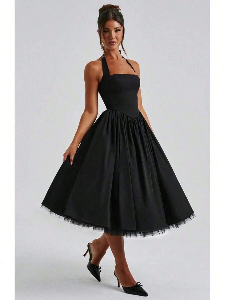 Summer Dresses For Women2026 New Women Dress European American Style Puffy Skirt Evening Gown Popular Lace-Up Dress Women Clothing For Party Datedres