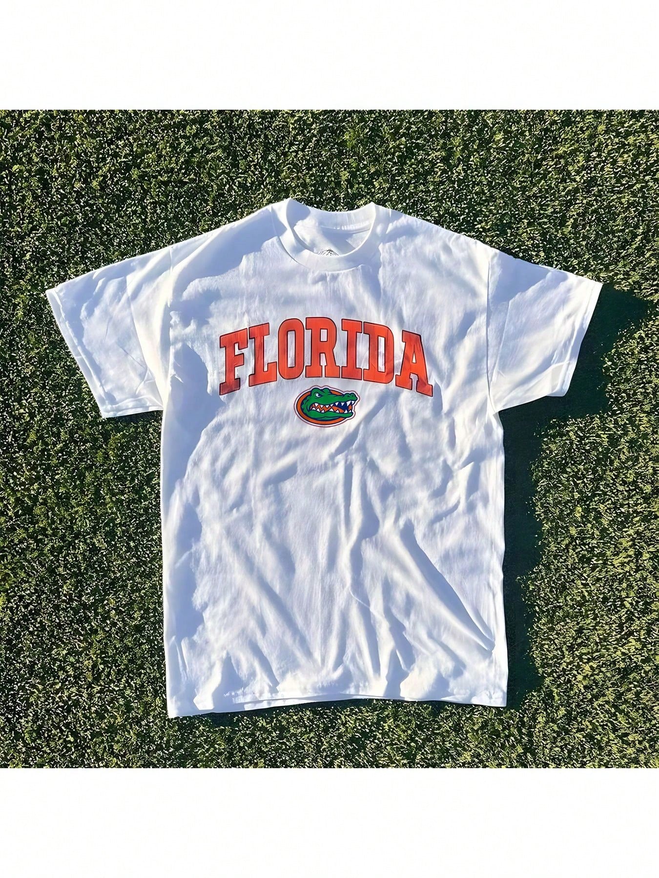 Summer New Printed Short Sleeve Tops, Vintage Gators Shirt, Carolina Team Shirt, Sports Teams Collection, Team Pattern Series Tops, Gift For Fans-L91