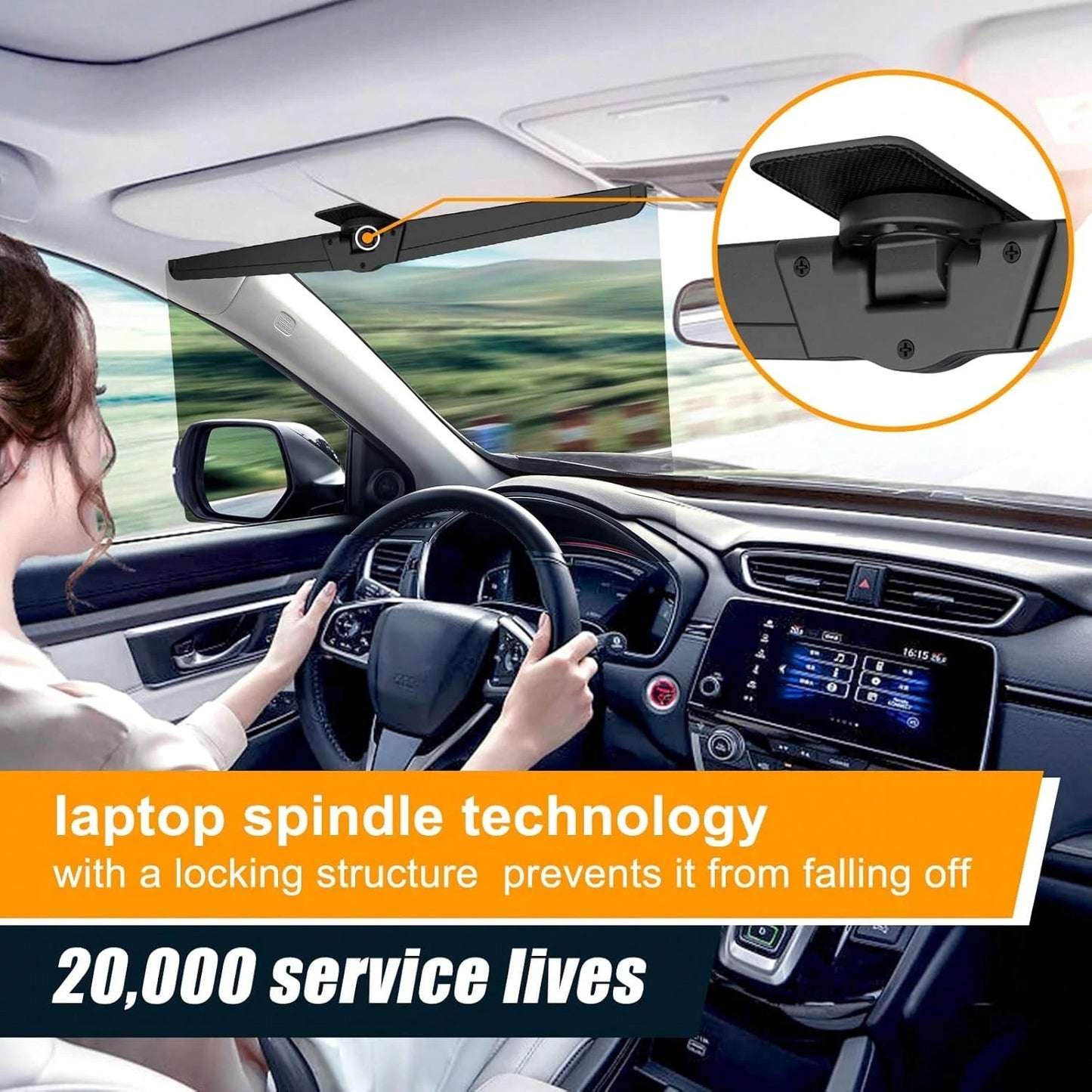 Sun Visor Extender For Cars, Upgraded Polarized Car Visor Extender Sun Blocker UV400, Universal Visor Extension For Car Visor, Clip On Sun Visor For Car, Adjustable Sun Visor Extension