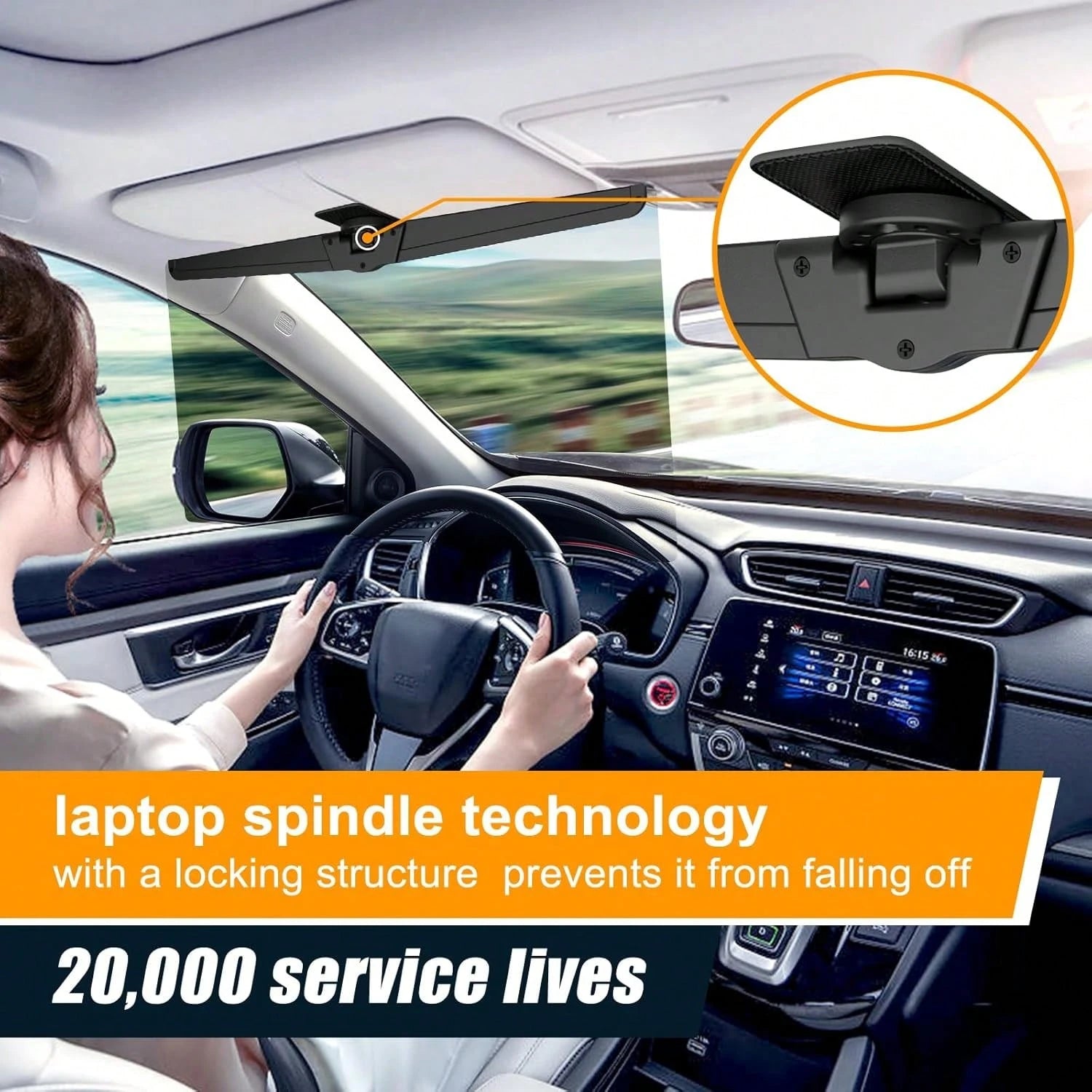 Sun Visor Extender For Cars, Upgraded Polarized Car Visor Extender Sun Blocker UV400, Universal Visor Extension For Car Visor, Clip On Sun Visor For Car, Adjustable Sun Visor Extension