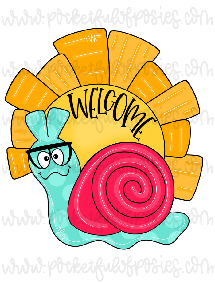 Sunshine Snail Template