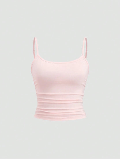 Sweetra Women Camisole Waist Cincher Cami Slim Fit Singlet Camisole Top Can Be Worn As Inner Or Outer Layer