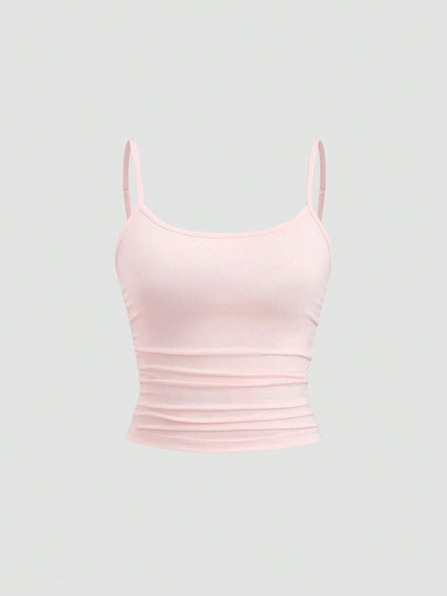 Sweetra Women Camisole Waist Cincher Cami Slim Fit Singlet Camisole Top Can Be Worn As Inner Or Outer Layer