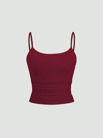 Sweetra Women Camisole Waist Cincher Cami Slim Fit Singlet Camisole Top Can Be Worn As Inner Or Outer Layer