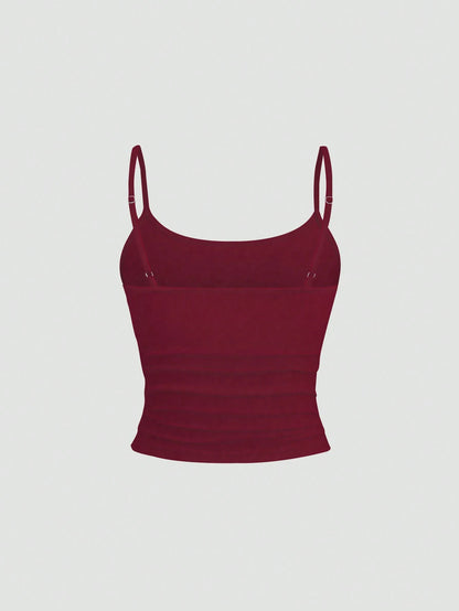 Sweetra Women Camisole Waist Cincher Cami Slim Fit Singlet Camisole Top Can Be Worn As Inner Or Outer Layer