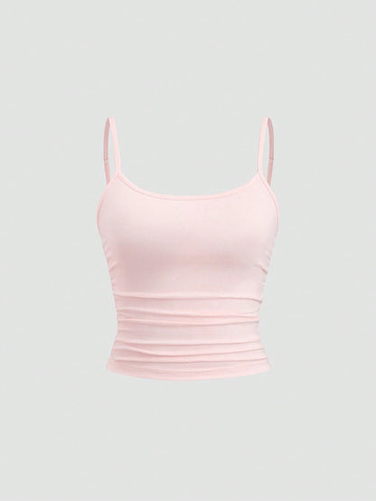 Sweetra Women Camisole Waist Cincher Cami Slim Fit Singlet Camisole Top Can Be Worn As Inner Or Outer Layer