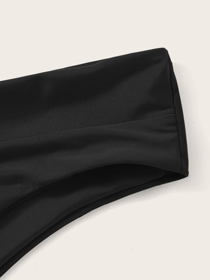 Swim Basics Summer Beach Plain Bikini Panty