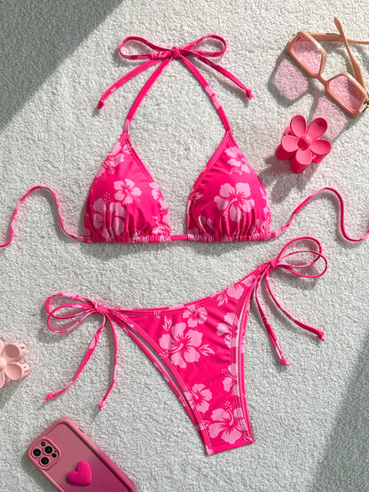 Swim Mod Floral Print Tankini Swimsuit For Summer Beach Vacation