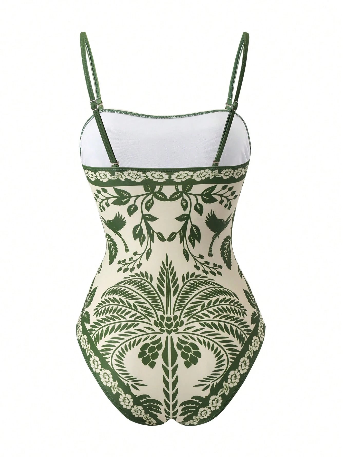 Swim Oasis Plus Size Women Floral Print Camisole One-Piece Swimsuit And Shorts, Suitable For Beach Vacation, Pool Party, Beach Party