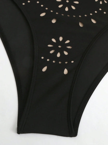 Swim Oasis Plus Size Women's One-Piece Swimsuit With Skirt, Suitable For Beach Vacation, Pool Party, Beach Party