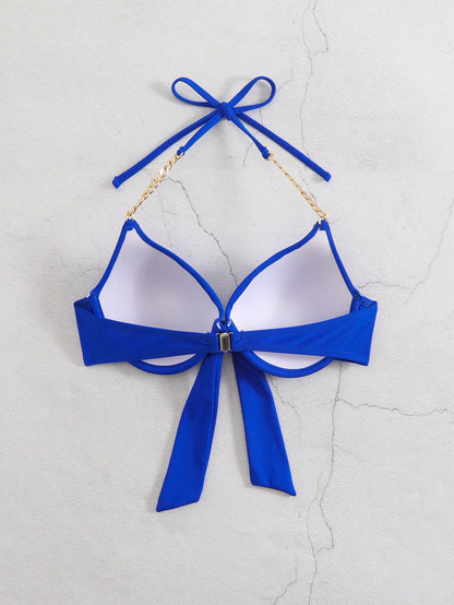 Swim SXY Women's Bikini Top With Wire Support, Sexy Bikini For Summer Beach Vacation