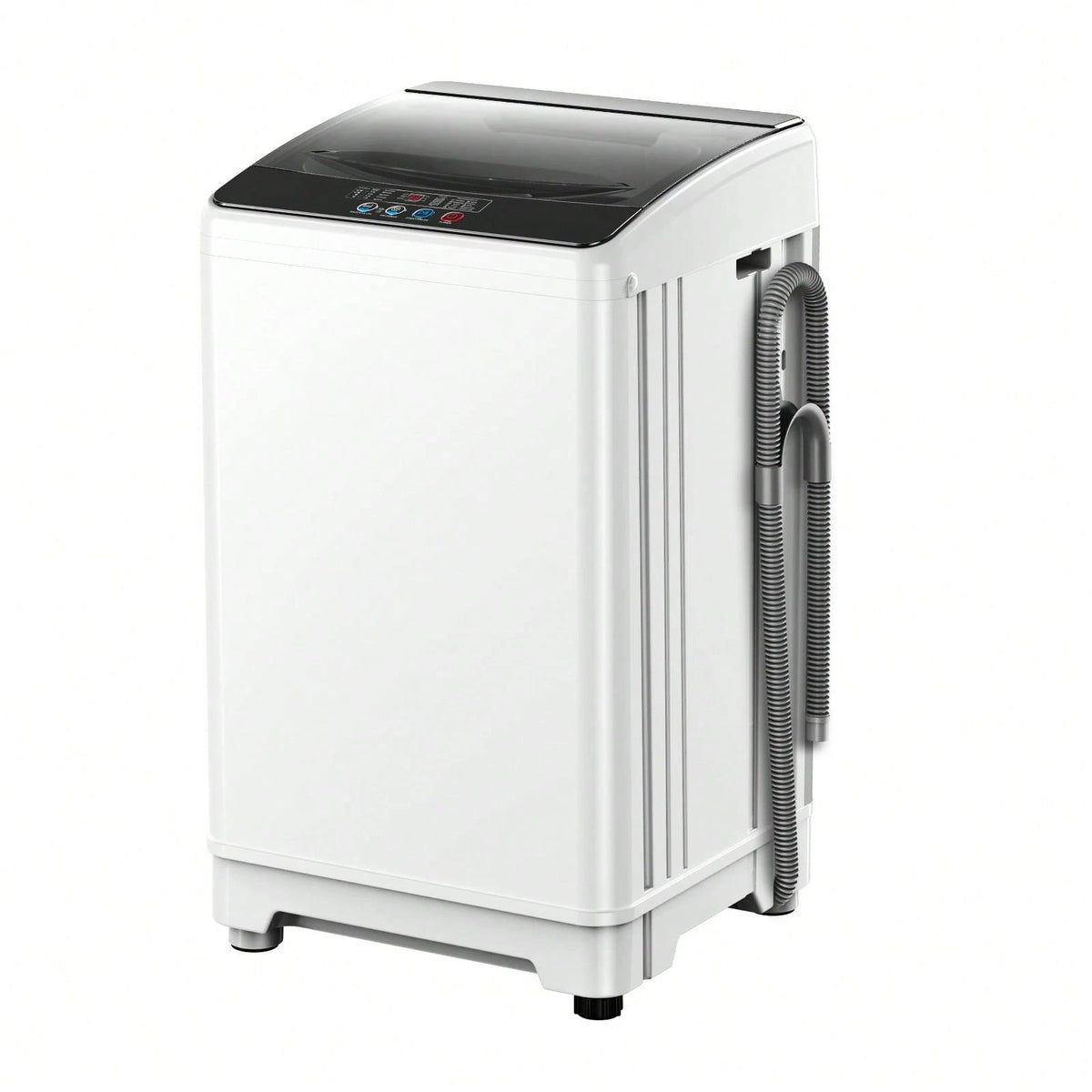 TABU 3.0 Cu.Ft. Full Automatic Washer & Compact Electric Dryer Combo – Efficient Laundry Set With Easy Knob Control, Modern Grey