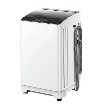 TABU 3.0 Cu.Ft. Full Automatic Washer & Compact Electric Dryer Combo – Efficient Laundry Set With Easy Knob Control, Modern Grey