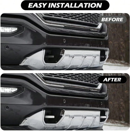 TECHPICCO Extended Tow Hook Covers For 1500 2007-2026/GMC Sierra 1500 2007-2019, Tow Hooks Covers Compatible With Chevrolet 1500 Accessories White (Not Fit Verticle Tow Hooks)