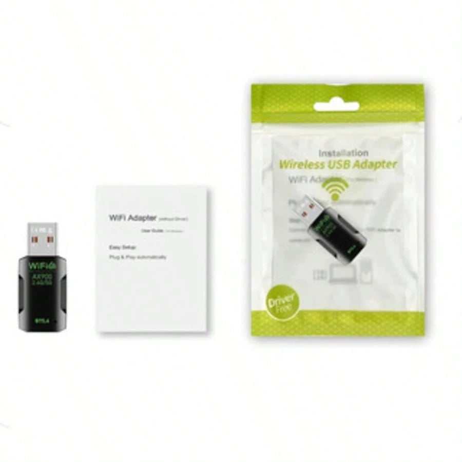 The AX900 WiFi 6 USB Adapter Offers Dual-Band 2.4G/5G, Driver-Free And USB-Powered. Compact, Stable, Compatible With PCs, Laptops And Linux, Great For Office, Travel And Gaming.