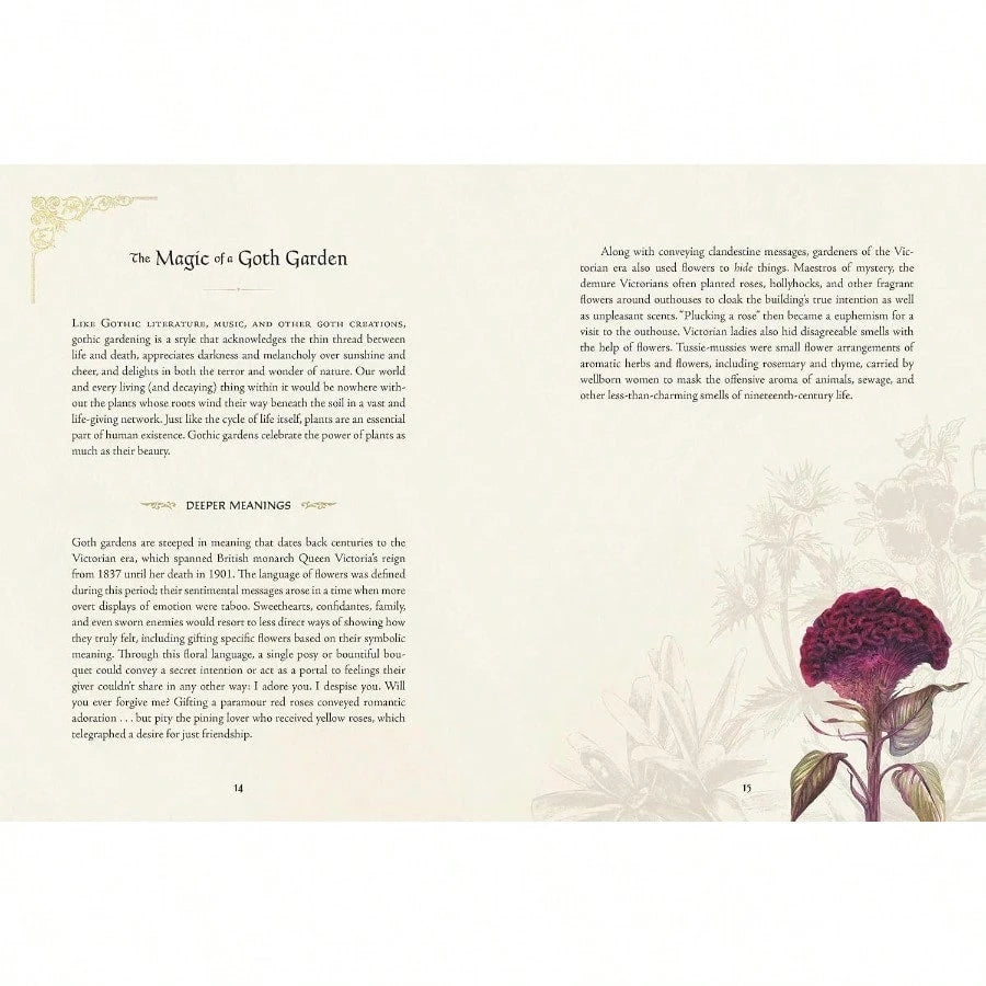 The Goth Garden: The Mystery, Beauty, And Lore Of Dark Gardening