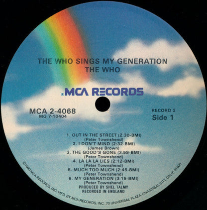 The Who - Magic Bus / The Who Sings My Generation (1973 Compilation RE)