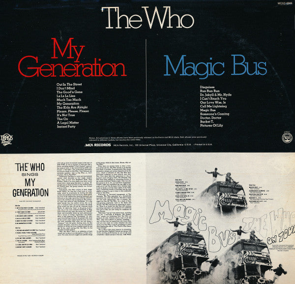 The Who - Magic Bus / The Who Sings My Generation (1973 Compilation RE)