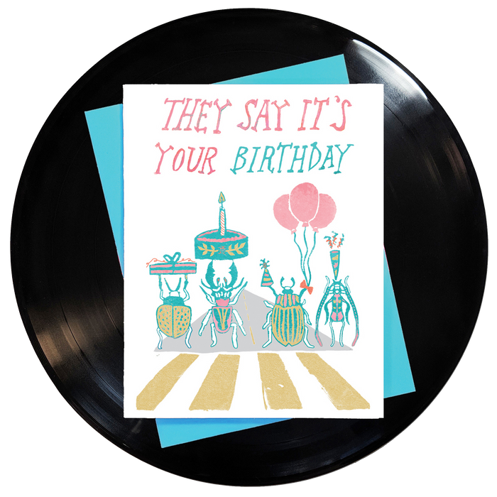 They Say It's Your Birthday Greeting Card 6-Pack Inspired By Music