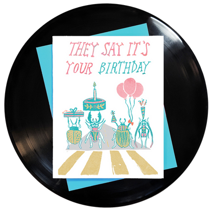 They Say It's Your Birthday Greeting Card 6-Pack Inspired By Music