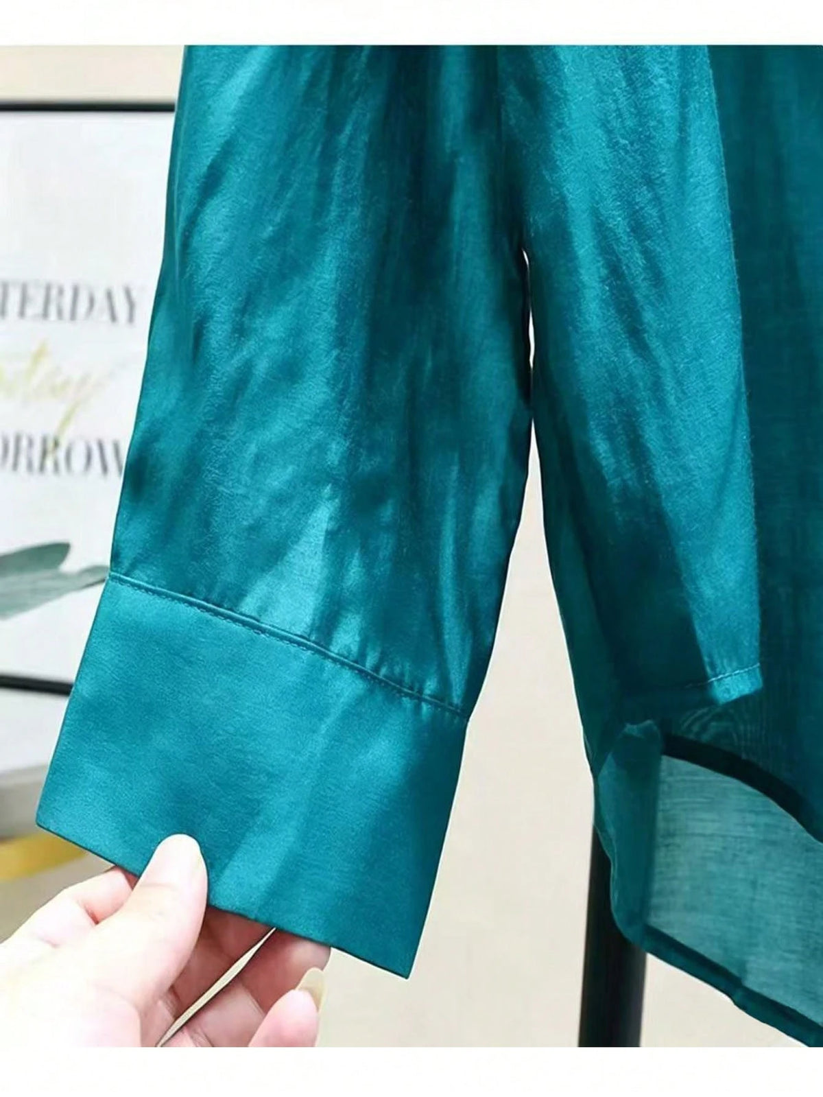 Thin Sun-Protective Shirt, Summer New Minimalist Elegant Versatile Long Sleeve Blouse, Unique Top