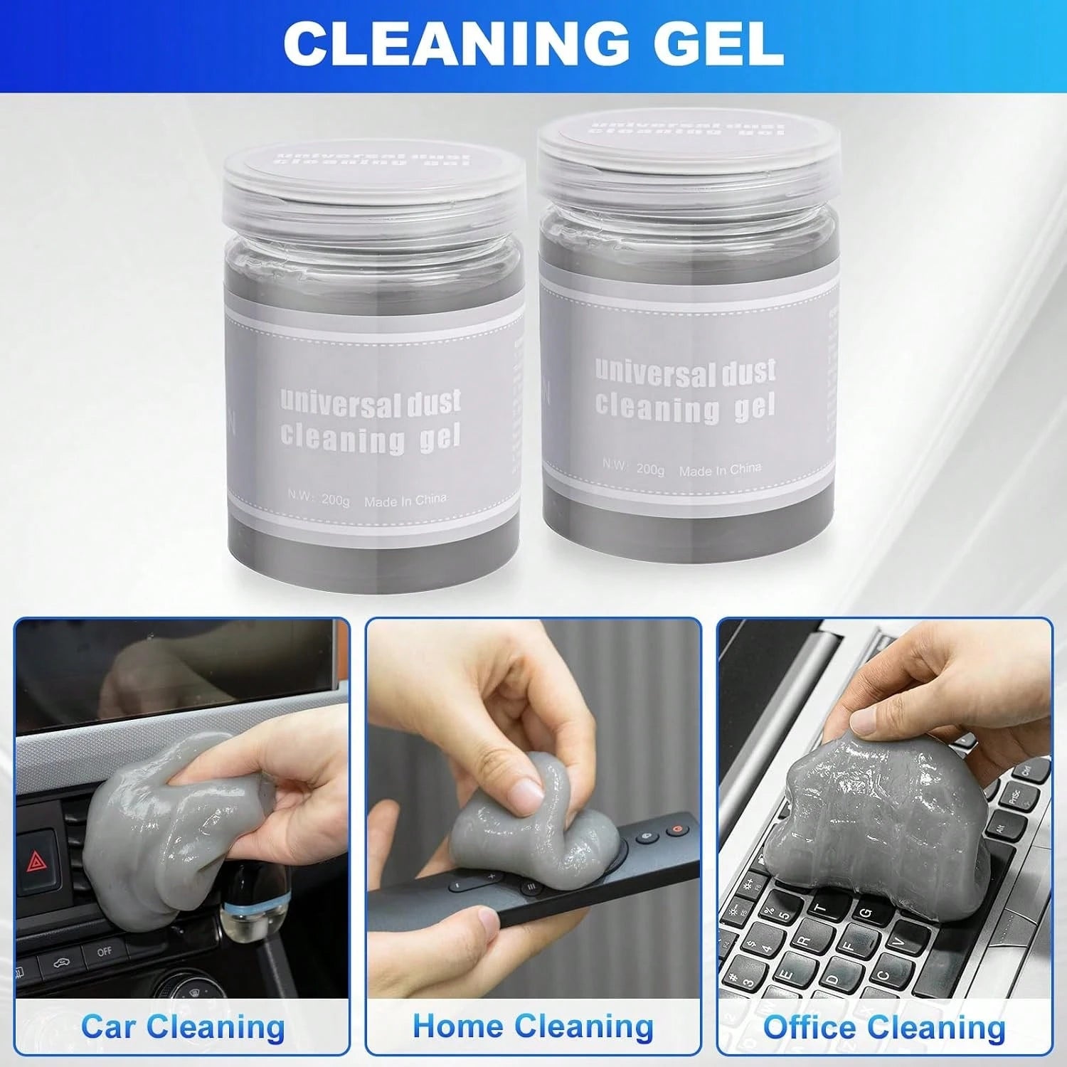 THINKWORK Windshield Cleaner Tool, Car Interior Cleaning Kit, Car Detailing Kit Interior Cleaner With10Pcs Detailing Brush Set, Gray Auto Detailing Supplies &Amp; Accessories