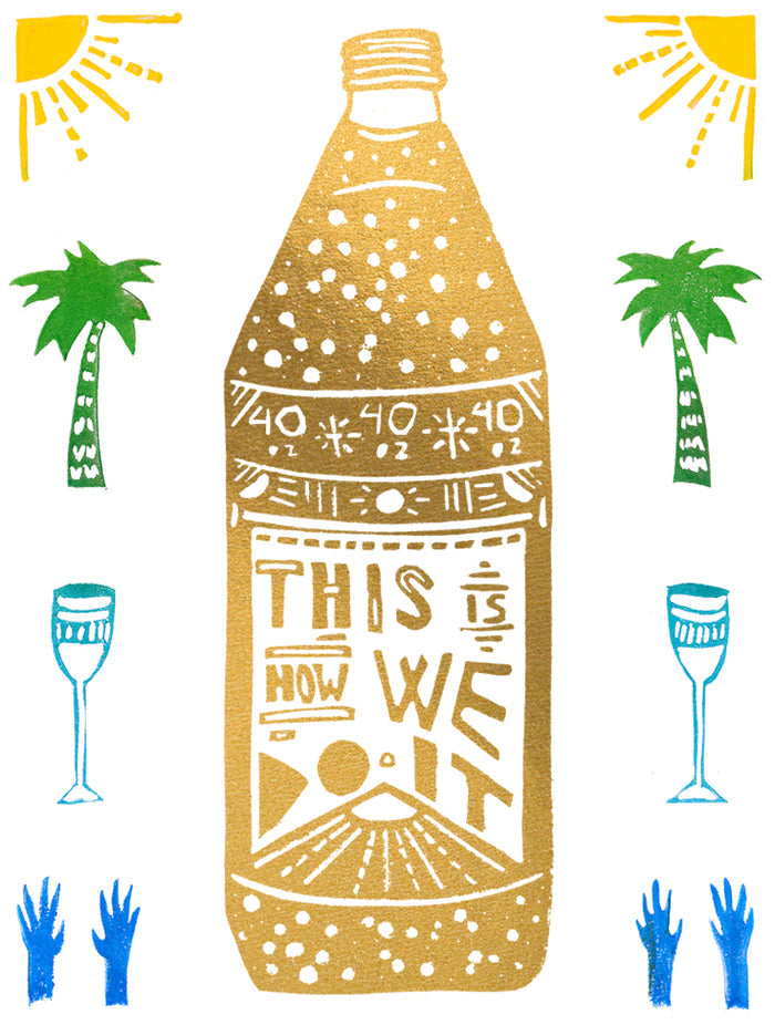 This Is How We Do It Greeting Card 6-Pack Inspired By Music