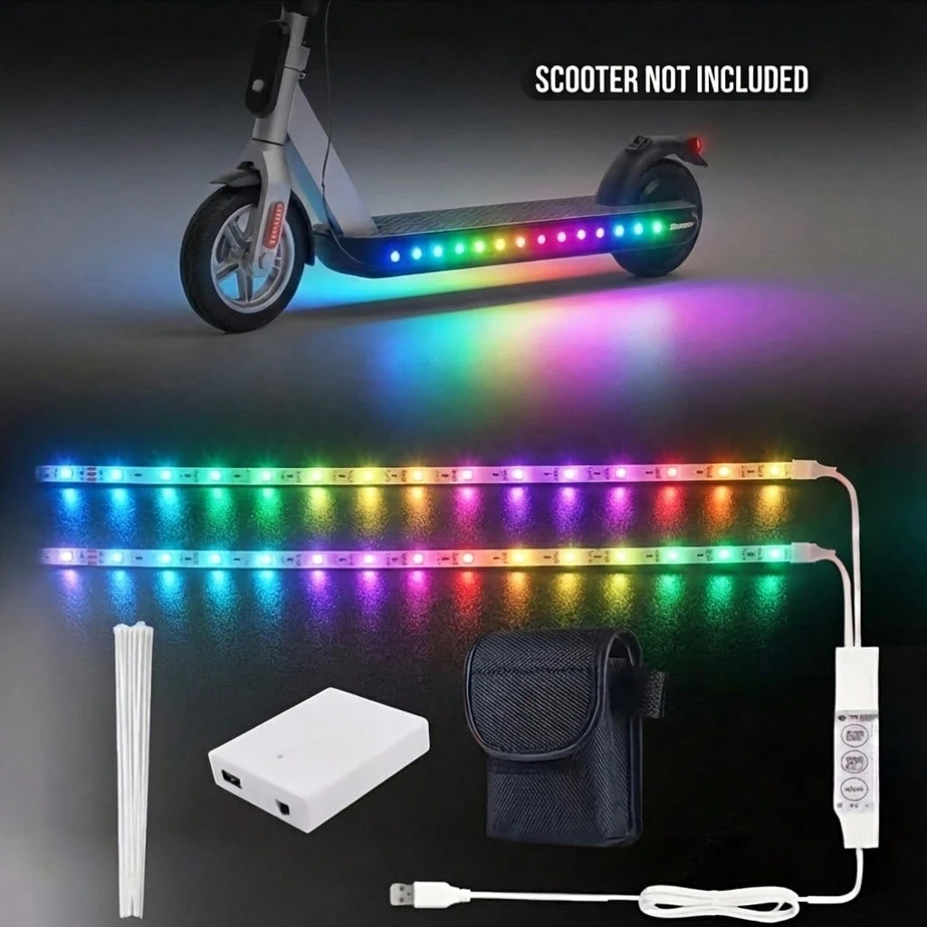This Universal Electric Scooter Safety Light Is Designed For Nighttime Riding And Features A Low-Voltage Design. The LED Warning Light Is Also Suitable For Skateboards, Bicycles, And Outdoor Activitie