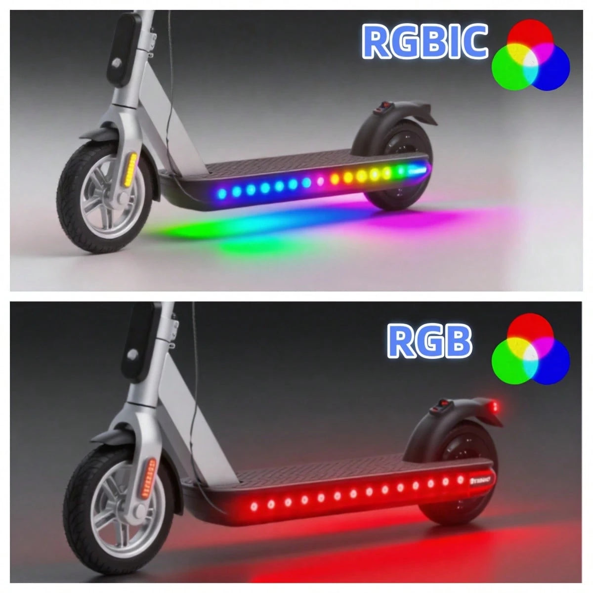 This Universal Electric Scooter Safety Light Is Designed For Nighttime Riding And Features A Low-Voltage Design. The LED Warning Light Is Also Suitable For Skateboards, Bicycles, And Outdoor Activitie