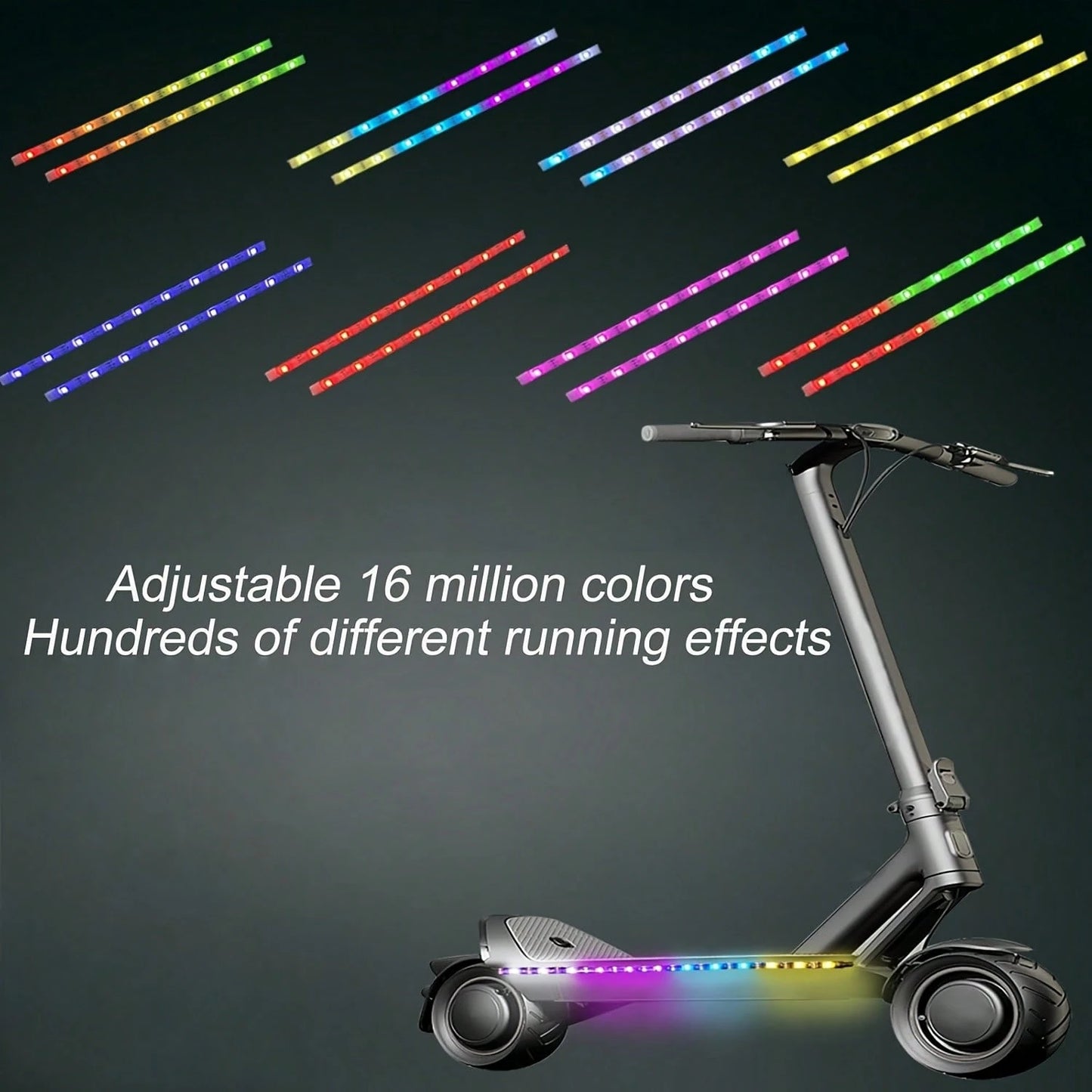 This Universal Electric Scooter Safety Light Is Designed For Nighttime Riding And Features A Low-Voltage Design. The LED Warning Light Is Also Suitable For Skateboards, Bicycles, And Outdoor Activitie