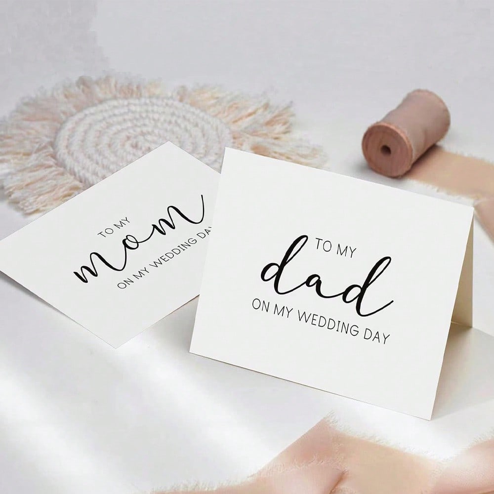 To My Mom On My Wedding Day Card, Wedding Day Card To Mum, Card For Mom On My Wedding Day
