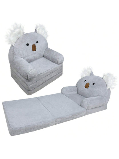 Toddler Chair Plush With Removable Cover, Kids Sofa Bed To Lounger, Comfy Kids Couch For Kids Age 18 Months And Up, Toddler Recliners For Kids
