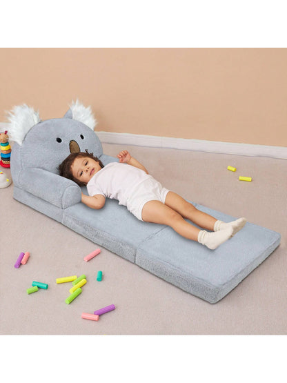 Toddler Chair Plush With Removable Cover, Kids Sofa Bed To Lounger, Comfy Kids Couch For Kids Age 18 Months And Up, Toddler Recliners For Kids