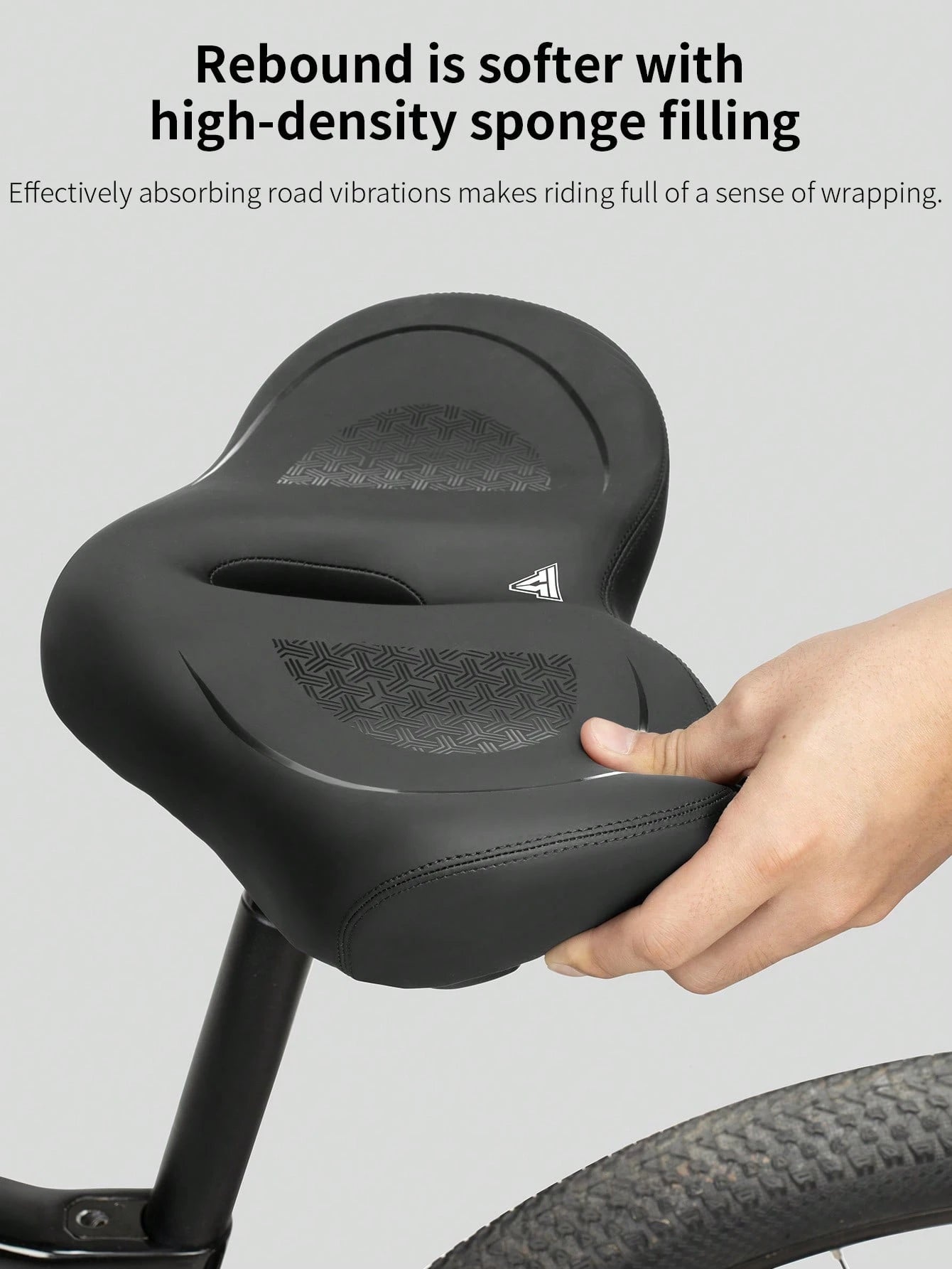 TOSUOD Bicycle Seat- Ergonomic Bicycle Saddle With Shock-Absorbing Padding, Anti-Slip Surface And Thickened Cushioning, Suitable For Long-Distance Riding- Compatible With Road Bikes, Mountain Bikes