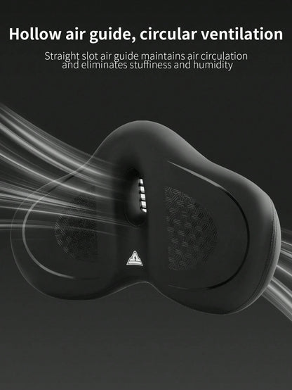 TOSUOD Bicycle Seat- Ergonomic Bicycle Saddle With Shock-Absorbing Padding, Anti-Slip Surface And Thickened Cushioning, Suitable For Long-Distance Riding- Compatible With Road Bikes, Mountain Bikes