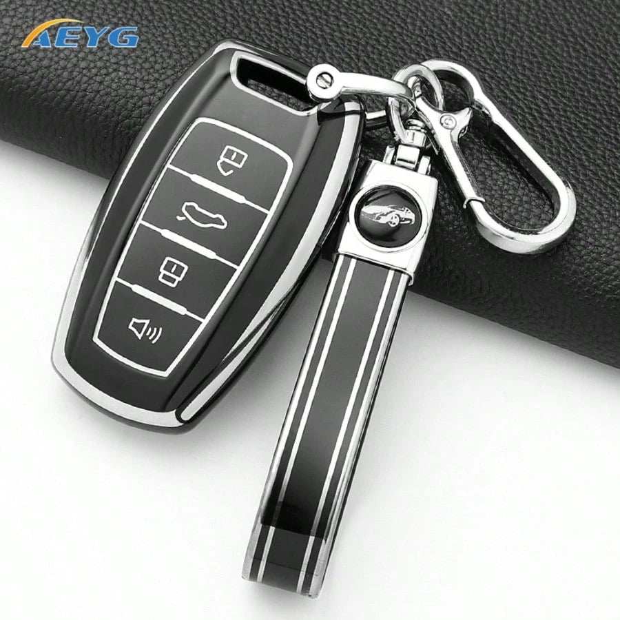 TPU Car Key Fob Cover Protective Shell Fit Great Wall Haval Jolion 2022 H6 H7 H4 H9 F5 F7 F7X F7H H2S GWM Dargo Anti-Drop Remote Key Case Auto Accessories