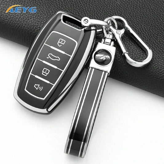 TPU Car Key Fob Cover Protective Shell Fit Great Wall Haval Jolion 2022 H6 H7 H4 H9 F5 F7 F7X F7H H2S GWM Dargo Anti-Drop Remote Key Case Auto Accessories
