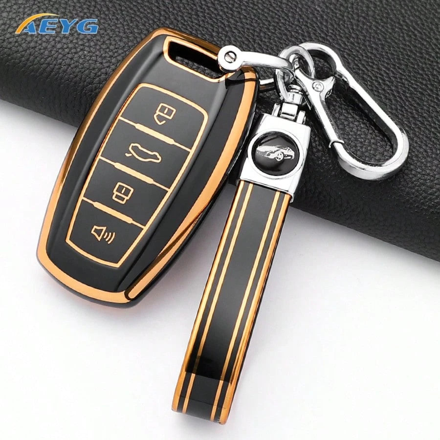 TPU Car Key Fob Cover Protective Shell Fit Great Wall Haval Jolion 2022 H6 H7 H4 H9 F5 F7 F7X F7H H2S GWM Dargo Anti-Drop Remote Key Case Auto Accessories