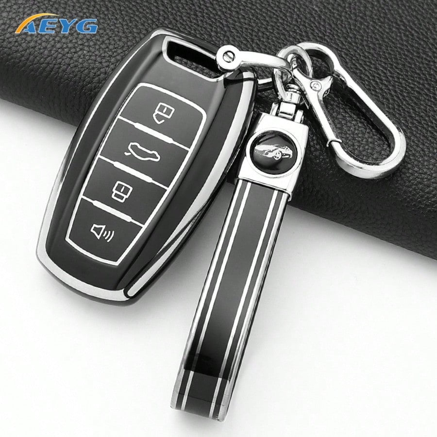 TPU Car Key Fob Cover Protective Shell Fit Great Wall Haval Jolion 2022 H6 H7 H4 H9 F5 F7 F7X F7H H2S GWM Dargo Anti-Drop Remote Key Case Auto Accessories