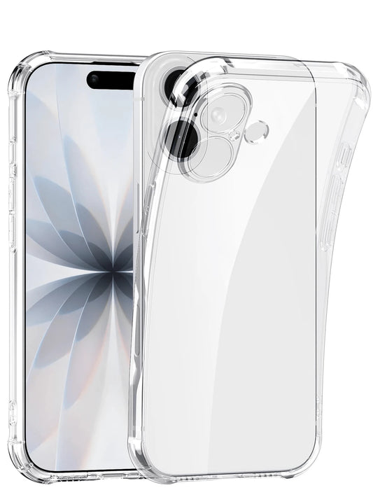 Transparent TPU Phone Case Compatible With IPhone 17 16 15 14 13 12 11 Pro Max Plus Mini Air Se3 Se2 8 7 6 Plus, Thickened Four-Corner Anti-Fall, Anti-Yellowing, Ultra-Thin Transparent Protective Cove