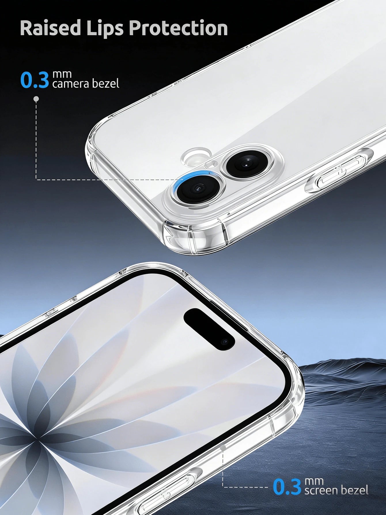 Transparent TPU Phone Case Compatible With IPhone 17 16 15 14 13 12 11 Pro Max Plus Mini Air Se3 Se2 8 7 6 Plus, Thickened Four-Corner Anti-Fall, Anti-Yellowing, Ultra-Thin Transparent Protective Cove