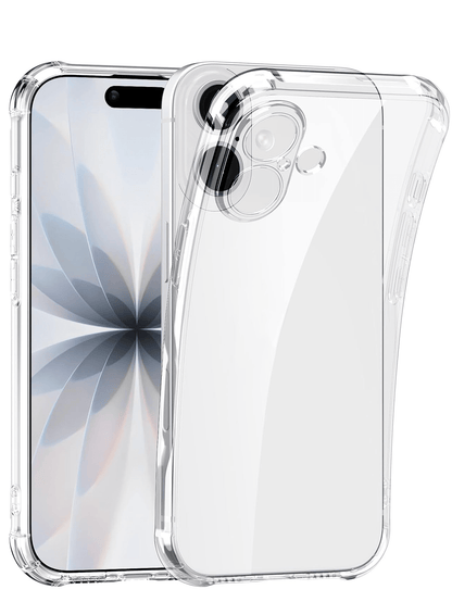 Transparent TPU Phone Case Compatible With IPhone 17 16 15 14 13 12 11 Pro Max Plus Mini Air Se3 Se2 8 7 6 Plus, Thickened Four-Corner Anti-Fall, Anti-Yellowing, Ultra-Thin Transparent Protective Cove