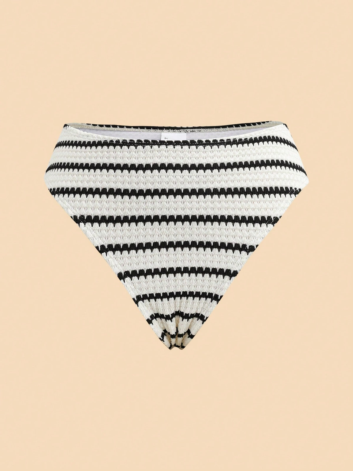 Travachic Women's Summer Beach Vacation Blue White Striped Front Tie Tankini Set Tropical