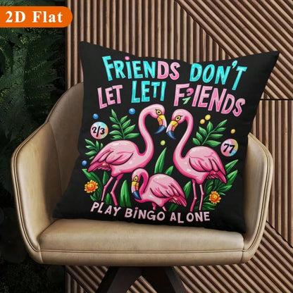 Tropical Flamingos Pillow Case Soft Comfortable Cushion Covers Birthday Gifts Family Holiday Daily Graduation Wedding Souvenir Party Sofa Living Room Sofa Bed Bedroom Halloween Christmas Thanksgivi